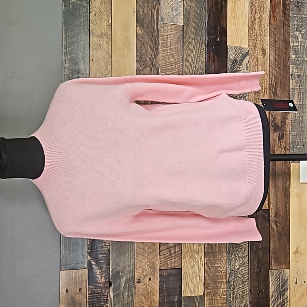 Giltpeak Women's Cashmere Long-sleeved Crew-neckline Sweater/Top, Large, Pink